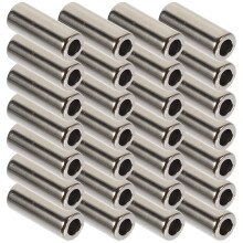 30pcs metal alloy tube bead ring for diy macrame hanging plants holder