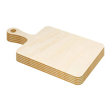 5 stück mini holz schneidebrett bastelset mit griff