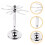Razor Stand Rack Shaving Brush Holder Beard Care Organizer 4