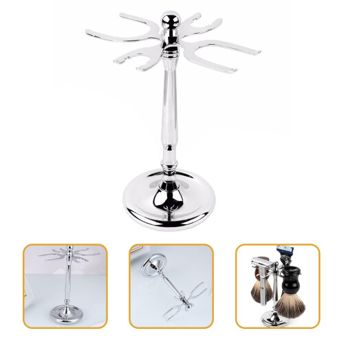 Razor Stand Rack Shaving Brush Holder Beard Care Organizer 1