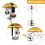 Razor Stand Rack Shaving Brush Holder Beard Care Organizer 10