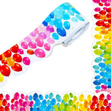 Colorful Dot Trim Border Adhesive For Bulletin Board Border Trim Classroom Decor Sticker