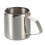 stainless steel coffee cup with handle for milk storage and bar use 1