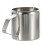 stainless steel coffee cup with handle for milk storage and bar use 11