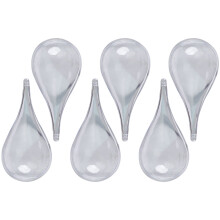 6pcs clear fillable hanging water for christmas party