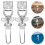 8pcs beekeeping tool set with buckles and connectors for beehive boxes 5