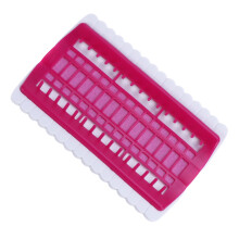 kit organizzatore fili ricamo 30 scomparti rosso rosa