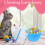 large openable plastic easter egg with handle for candy and toys 3