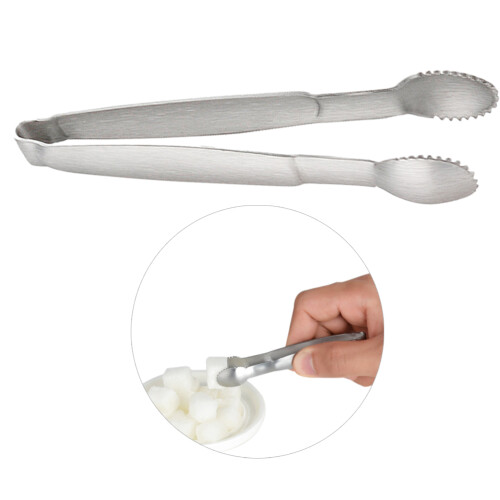 2 pinças aço inoxidável para açúcar, e aperitivos, p/