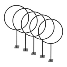 suporte parede para bolas, futebol com parafusos, 5 un