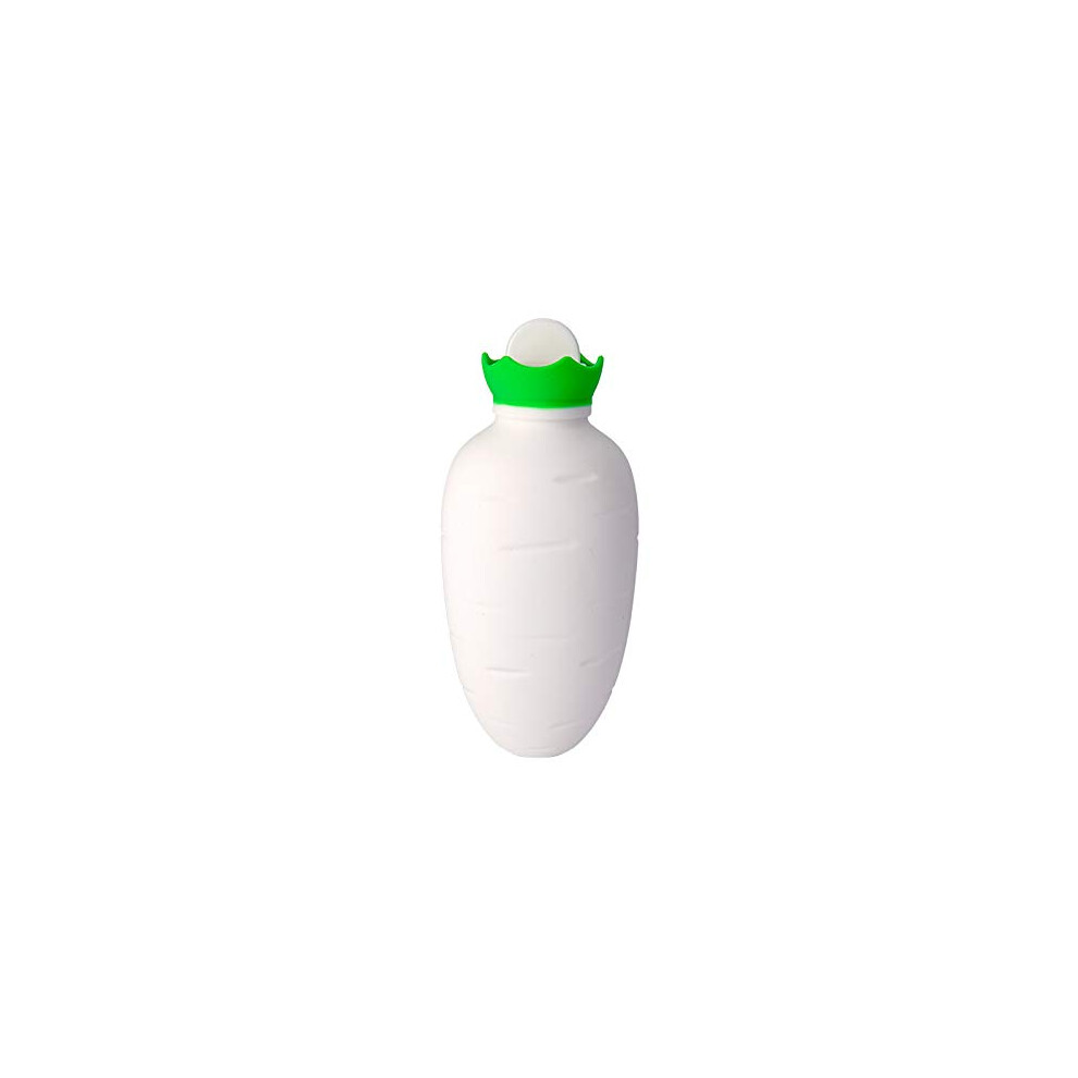 Silicone Radish Hot Water Bag - Hand Warmer, All-Season, Soft Silicone, Radish-Shaped Design