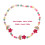 conjunto de com colar e pulseira de 2