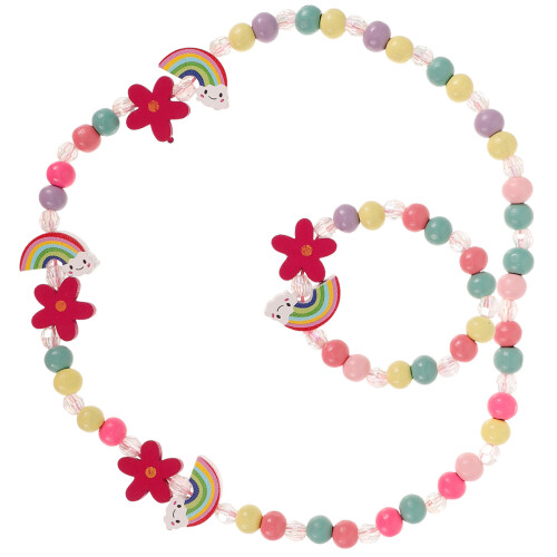conjunto de com colar e pulseira de 2