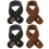 conjunto com 4 peças de alças para guitarra, baixo e ukulele 9