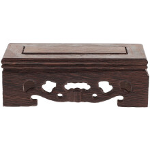 base de armazenamento madeira para vaso de flores, pedestal