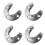 winomo 4pcs stainless steel u-shaped closet rod bracket 1