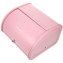 robuster retro Brot- und Kuchenbehälter aus rostfreiem Eisen, pink
