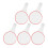 5Pièces Tableaux Scores Portables Blancs Mousse, Écriture Effaçable 1