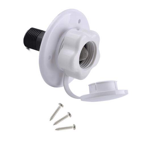 (White) Water City Inlet For RV Water Inlet Valve RV Water RV Water ...