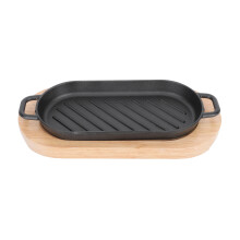 1 set steakplatte, teppanyaki- und grillplatte für und aal