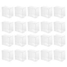 50 plastikverpackungsboxen für makronen, süßigkeiten- und dessertdose