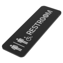 wc-schild selbstklebend für badezimmer – toiletten-wegweiser