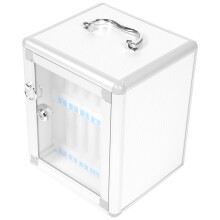 aluminium telefoonorganizer opbergdoos met zakdiagram