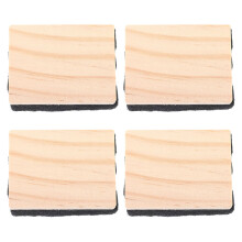 4 mini whiteboardwisser, herbruikbaar schoonmaakdoekje