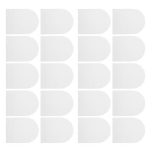 Beschermende Tongdekking Wegwerp Plastic 60 Stuks