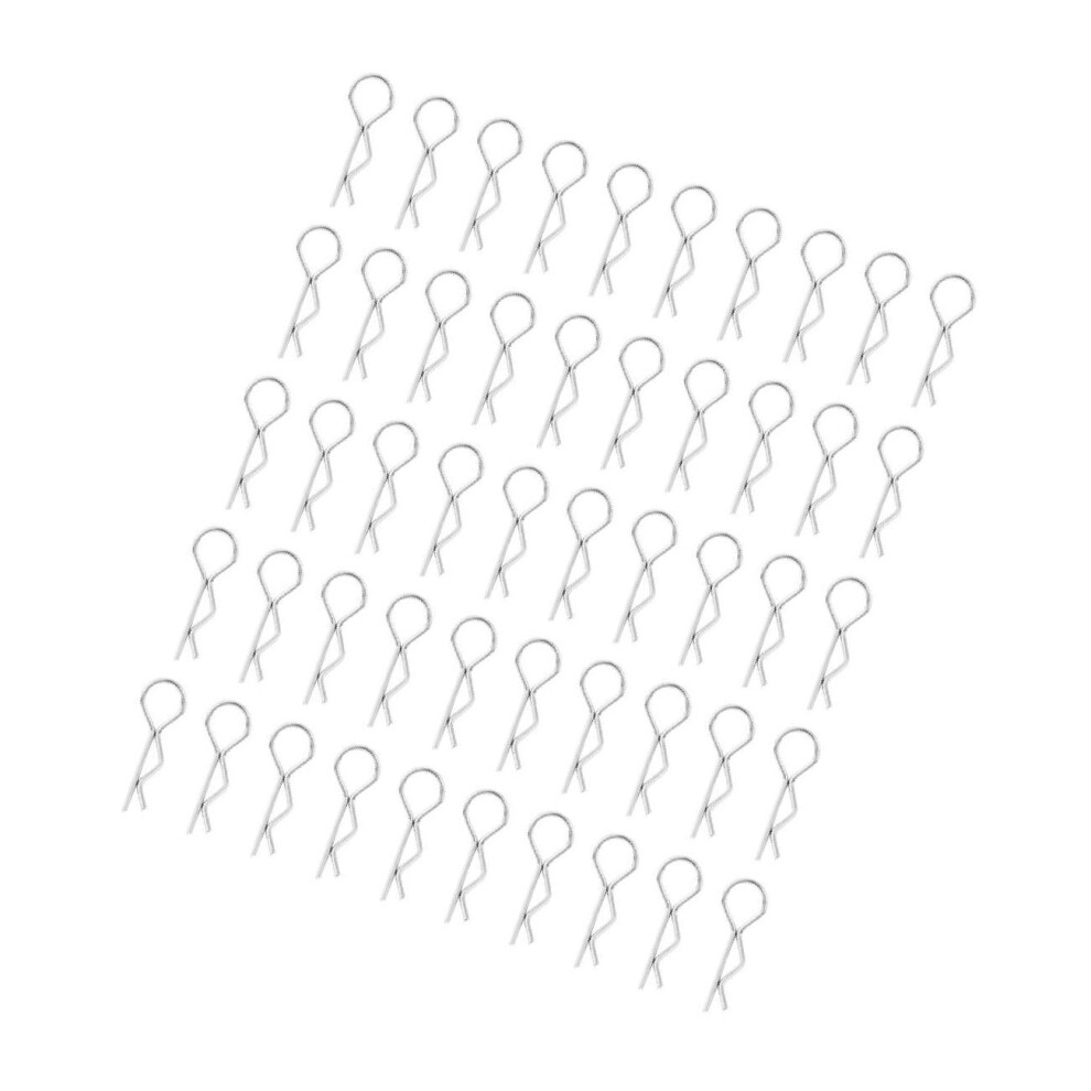 (silver, length 24mm) RC Body Shell Clips R Shape for 1/10 RC ing Car Accessories-image-OPC-PKQ8XY2-NEW