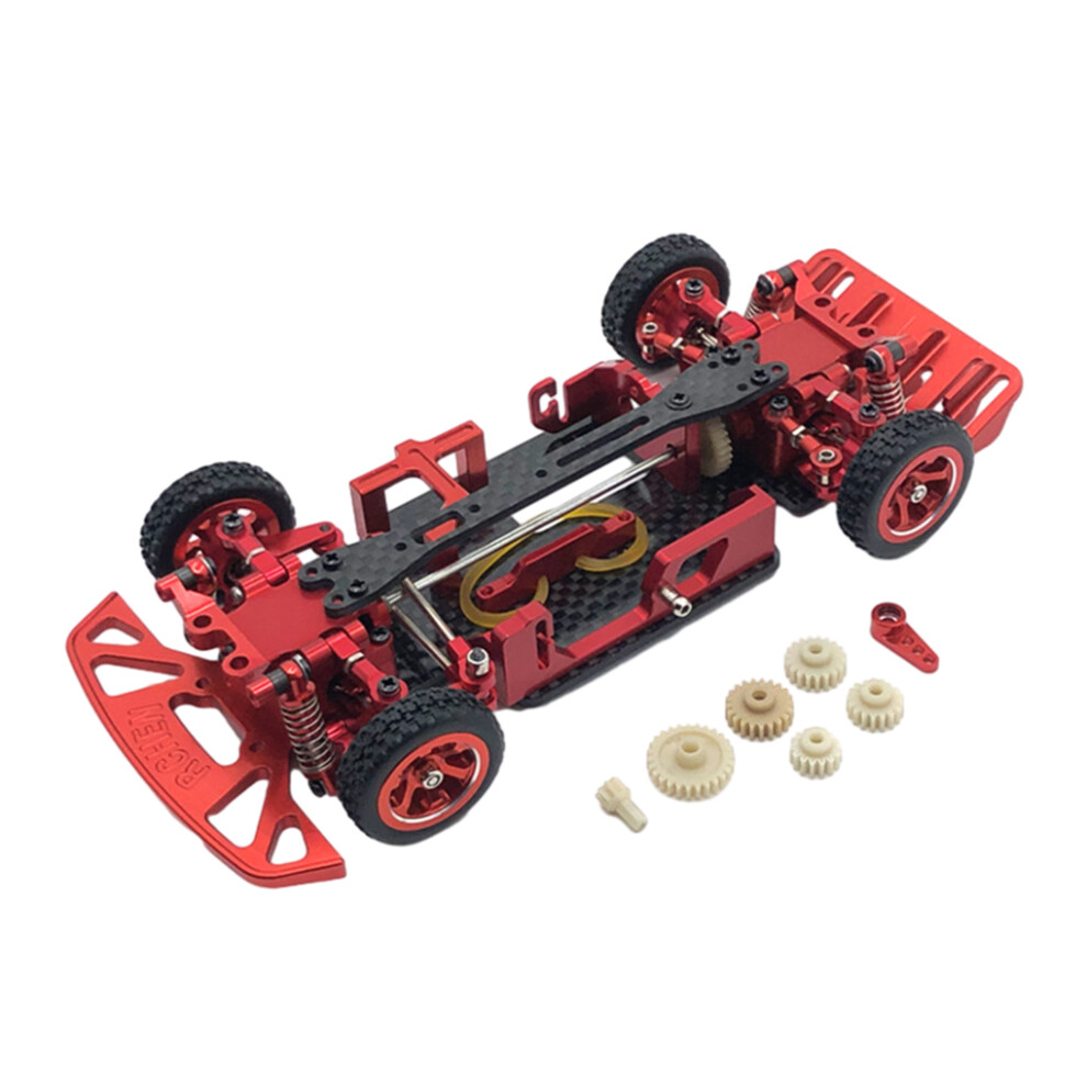 (red) Strong Car Frame Chassis Frame For 1/28 Wltoys K969 Drift Cars-image-OPC-PKQ8ZSJ-NEW