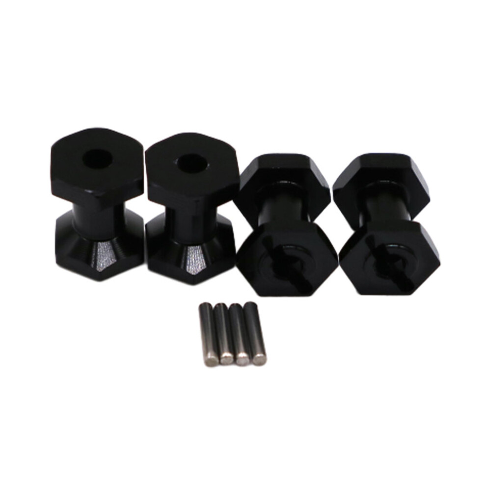 (black) RCGOFOLLOW 4pcs Aluminum Alloy Strong Wheel Hex Mount For 1/12 Adapter-image-OPC-PKQ92FP-NEW