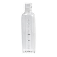 große -Trinkflasche mit Zeitmarkierung und Füllmengenanzeige