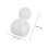 6St Lichtgewicht Polystyreen Sneeuwpop Modellen Voor DIY Decor 2