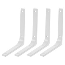 4er-pack wandhalterung für regal, l-förmig, verstellbar