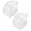 2St Kleine Transparante Organizer Opbergdoos 1