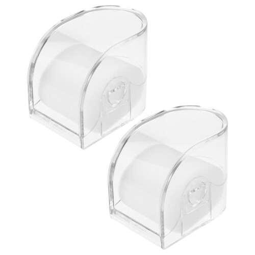 2St Kleine Transparante Organizer Opbergdoos