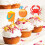 12 strand cupcake-topper hawai kuchenstäbchen pool 10