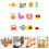 12 strand cupcake-topper hawai kuchenstäbchen pool 6