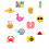 12 strand cupcake-topper hawai kuchenstäbchen pool 9