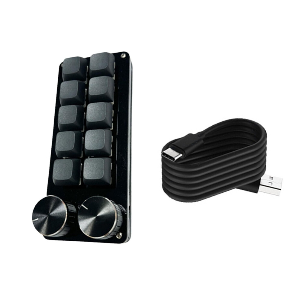 Customizable Macro Keypad With Single Knob 9-Key 10-Key 12-Key 15-Key Programmable Mechanical Keypad 9354506885113