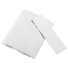 placas metálicas acero inoxidable 10 uds. para grabado oficinas