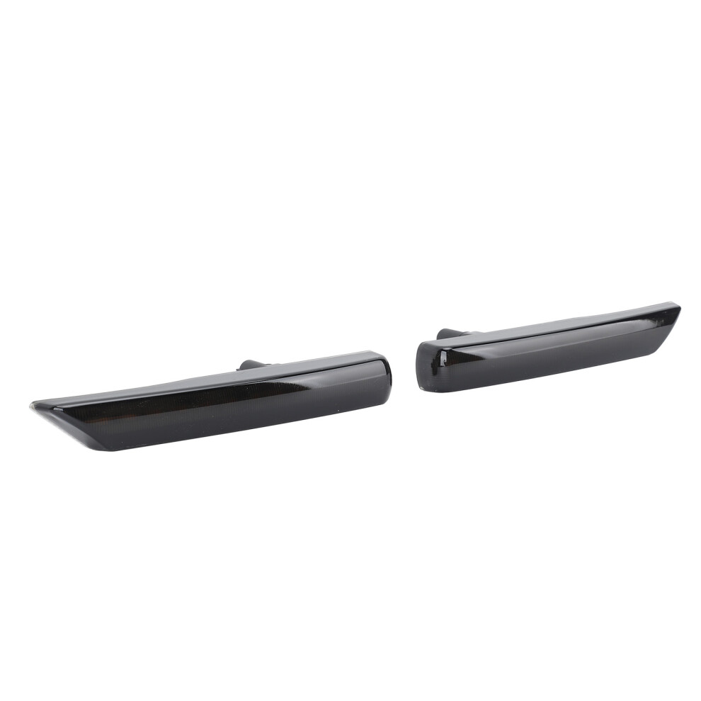 Pair Of Front Left/Right Side Vent Grille Flowing Lights For Freelander 2 Lr2 2007-2014 Black 7891351611655