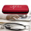 Stethoscope Carrying Case Travel Protective Holder Red Storage Box Organizer 3