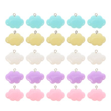25Stk Charms Kunststoff DIY Anhänger Für Schmuck