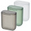 3pcs portable plastic storage boxes with lids 2