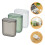 3pcs portable plastic storage boxes with lids 5