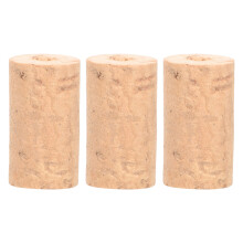 3Pièces Bouchons De Protection Piccolo En Bois Khaki Simple Et