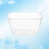 Clear Plastic Bowl Salad Bowl Plastic Household Users 5pcs 4