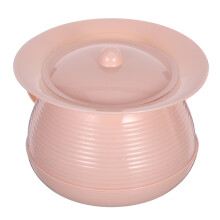 children's plastic potty with lid for home camping car travel pink